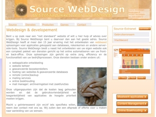 WEBDESIGN BV SOURCE