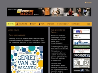 WINTER GUARD THE PRIDE & ORANJE SHOWBAND