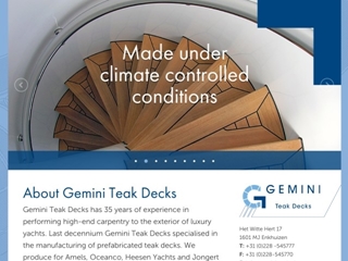 GEMINI TEAKDEKKEN EN JACHTINTERIEURS BV