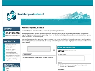 KENTEKENPLAATONLINE.NL