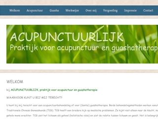 ACUPUNCTUURLIJK PRAKTIJK VOOR ACUPUNCTUUR EN GUASHATHERAPIE