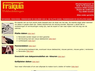 DAKBEDEKKINGEN FRAIQUIN
