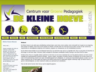DE KLEINE HOEVE, CENTRUM VOOR GROENE PEDAGOGIEK EN NATUURLIJKE GEZONDHEID