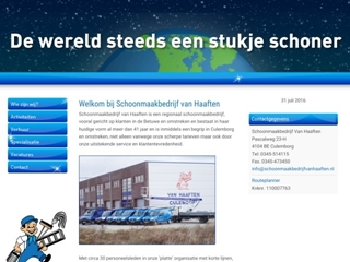 SCHOONMAAKBEDRIJF VAN HAAFTEN