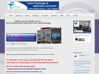 EERSTE NEDERLANDSE VAKSCHOOL VOOR SPORTMASSAGE
