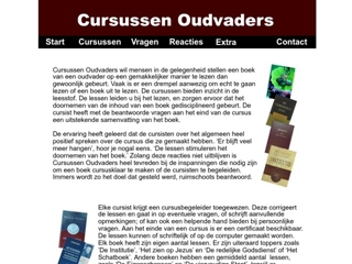 CURSUSSEN OUDVADERS