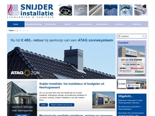 INSTALLATIE SNIJDER