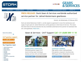 STORK GEARS & SERVICES BV