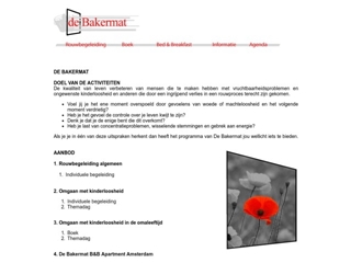 BAKERMAT ROUWTHERAPIE / RITUEELBEGELEIDING DE