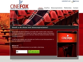 CINEFOX BIOSCOOP EN THEATER RECLAME BV