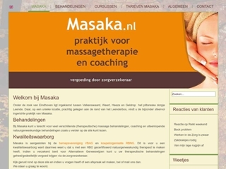 MASAKA PRAKTIJK VOOR MASSAGETHERAPIE EN COACHING