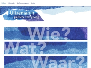 ULTRAMARIJN GRAFISCHE VORMGEVING