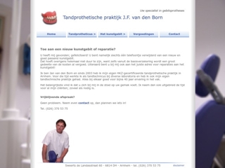 TANDPROTHETISCHE PRAKTIJK J F VAN DEN BORN