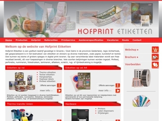 HOFPRINT ETIKETTEN