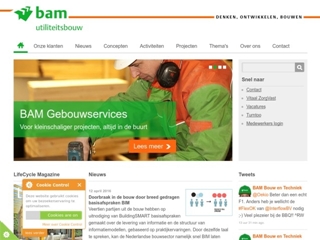 BAM UTILITEITSBOUW BV GROTE PROJECTEN