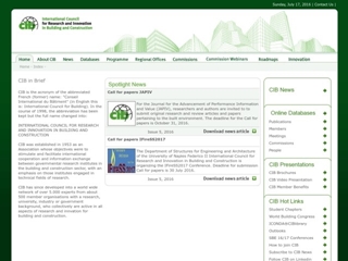 CIB INT COUNCIL FOR RESEARCH & INNOVATION