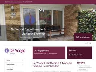 DE VOOGD FYSIOTHERAPIE & MANUELE THERAPIEDE