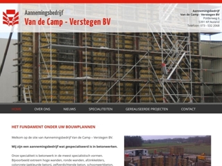 AANNEMINGSBEDRIJF VD CAMP VERSTEGEN BV