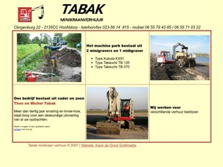 TABAK MINIKRAANVERHUUR