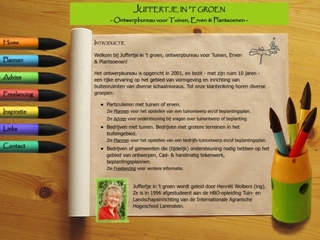 JUFFERTJE IN 'T GROEN ONTWERPBUREAU TUINEN ERVEN PLANTSOENEN