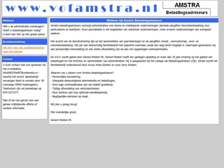 AMSTRA BELASTINGADVIES EN ADMINISTRATIE