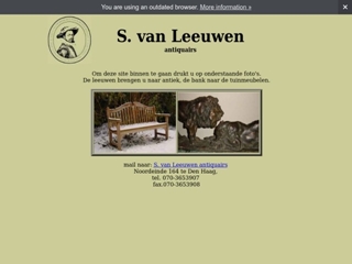 LEEUWEN ANTIQUAIRS S VAN