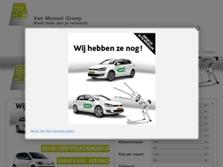 MOSSEL SHORTLEASE & RENT VAN