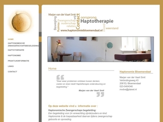 VAART SMIT PRAKTIJK HAPTOTHER & HAPTONOMISCHE ZWANGERSCHAPSBEGELEIDING MARJAN VD