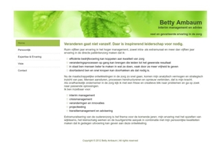 BETTY AMBAUM INTERIM MANAGEMENT EN ADVIES