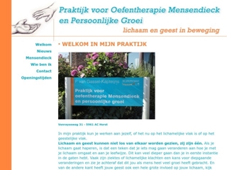 OEFENTHERAPIE MENSENDIECK EN PERSOONLIJKE GROEI P VAN GASSEL-KAPTEIJNS