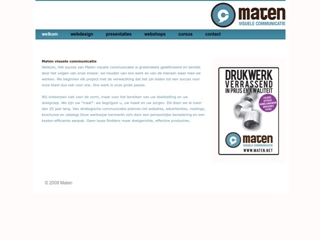 MATEN VISUELE COMMUNICATIE