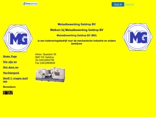 GELDROP BV METAALBEWERKING