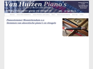 VAN HUIZEN PIANO'S - PIANOSTEMMER