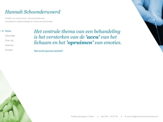 ACUPUNCTURIST HANNAH SCHOONDERWOERD LID NVA