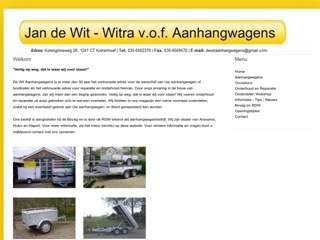 AANHANGWAGENS WIT DE