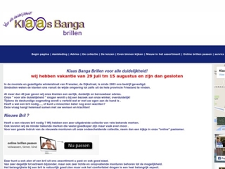 BANGA BRILLEN KLAAS