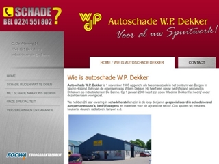 AUTOSCHADE W P DEKKER