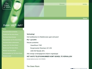 GREEN ROOM FRANCHISE BLOEMENWINKELS THE