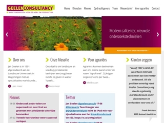 GEELEN CONSULTANCY MARKTONDERZ V DE AGRI EN FOODSECTOR