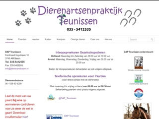 DIERENARTSENPRAKTIJK TEUNISSEN BAARN