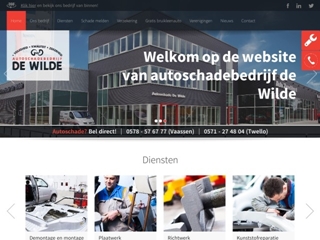 AUTOSCHADEBEDRIJF G DE WILDE BV