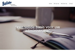SOLIDE ADMINISTRATIEVE DIENSTVERLENING