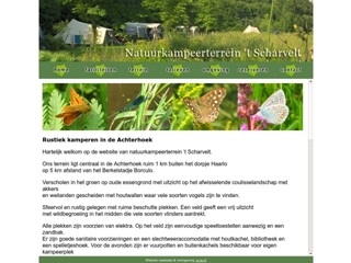 CAMPING NATUUR KAMPEERTERREIN 'T SCHARVELT