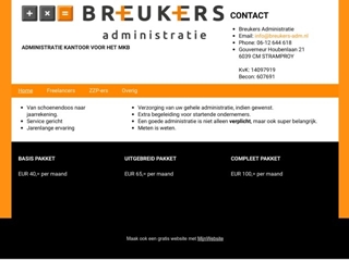 BREUKERS ADMINISTRATIE