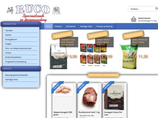 RUCO DIERENVOEDSELSPECIAALZAAK