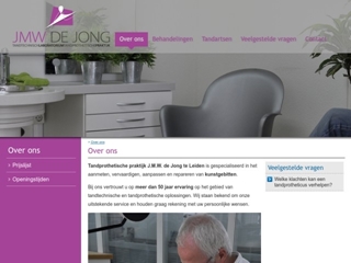 TANDPROTHETISCHE PRAKTIJK J M W DE JONG