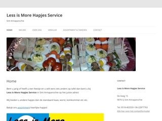 LESS IS MORE HAPJESSERVICE