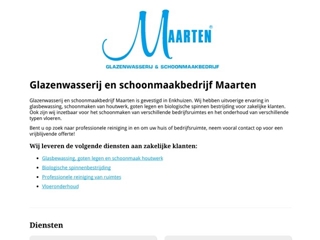MAARTEN GLAZENWASSERIJ EN SCHOONMAAKBEDRIJF