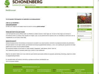 KWEKERIJ PLANTENCENTRUM SCHONENBERG G H A