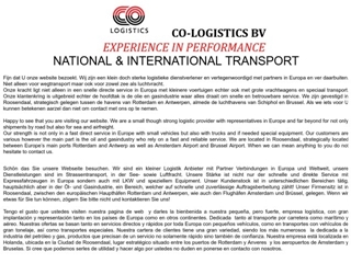 CO-LOGISTICS BV